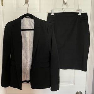 Black skirt suit